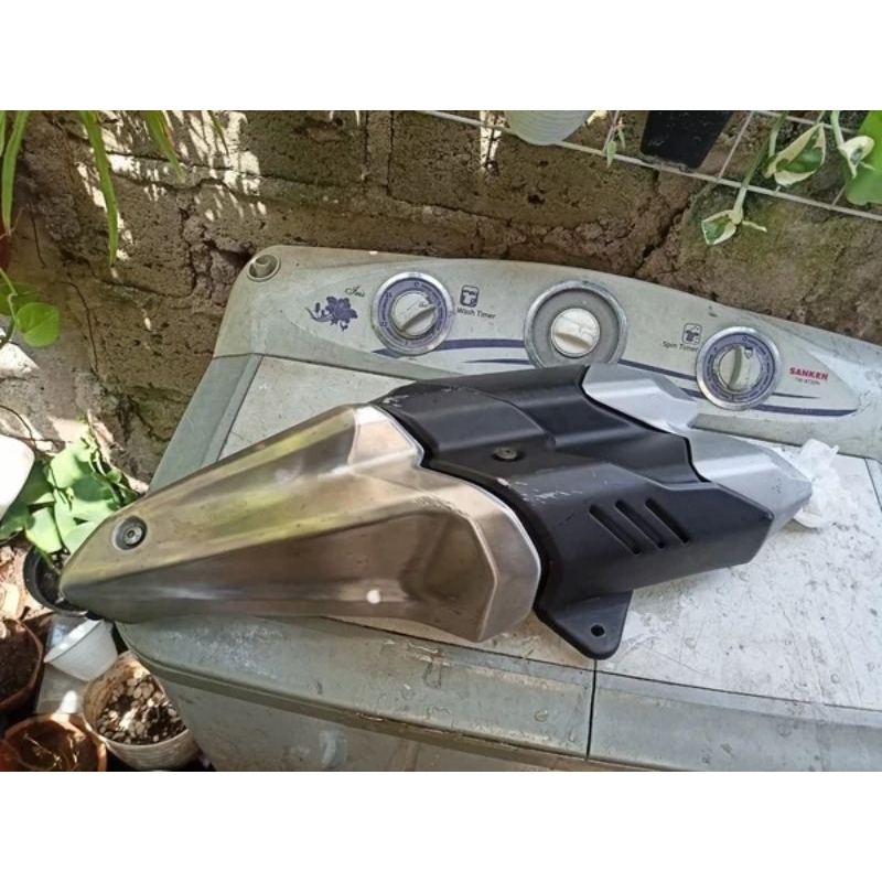 Slencer cbr 250 rr cbr 250rr 250 cc silencer knalpot original copotan standar kelengkapan seperti di