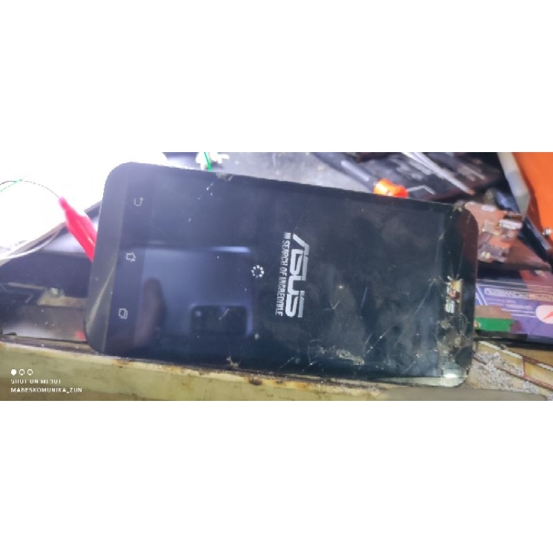 asus zenfone x00ad mesin normal lcd & layat sentuh pecah