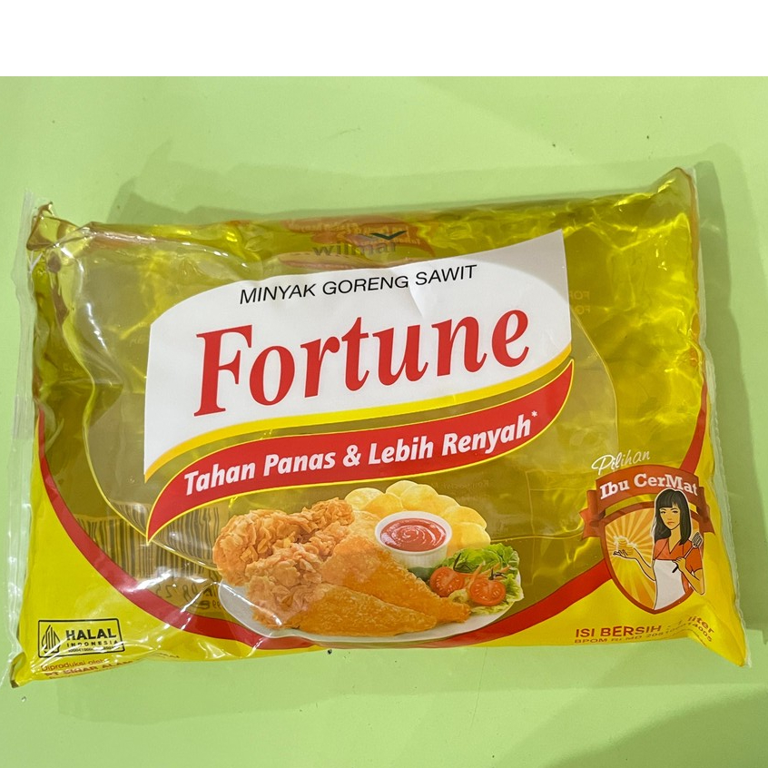 

FORTUNE Minyak Goreng Pillow 1 Liter Minyak Goreng Bantal/Pillow TERMURAH BISA COD