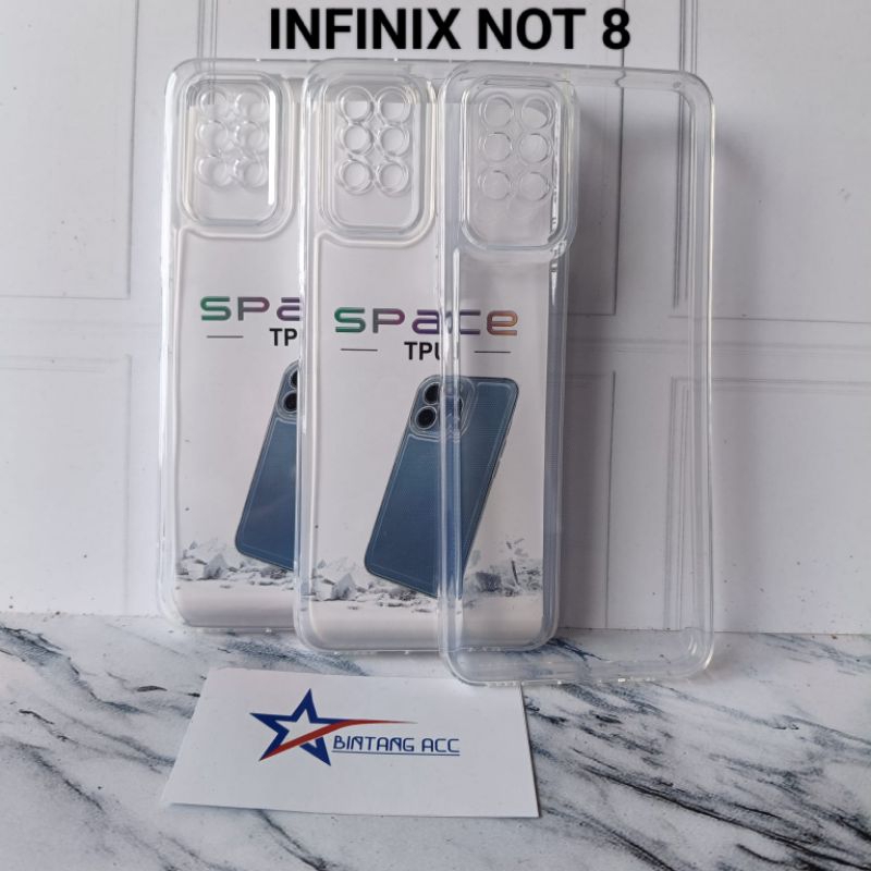 Silikon Casing Bening Infinix Not 8 Case