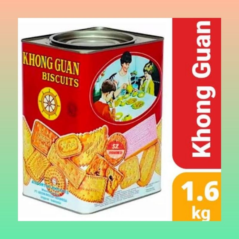 

Biskuit Khong Guan 1600 gram kaleng | Khong Guan kaleng 1600 gram | biskuit Khong Guan besar | Biscuit Khong Guan 1600 kaleng besar