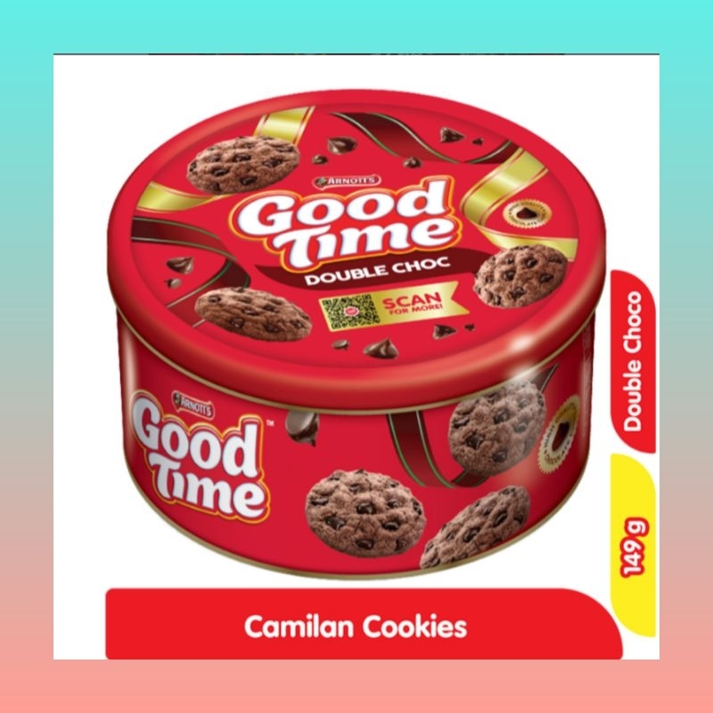 

good time cookies double choc | Good time kaleng | biskuit good time kaleng 149 gram | biskuit kaleng good time