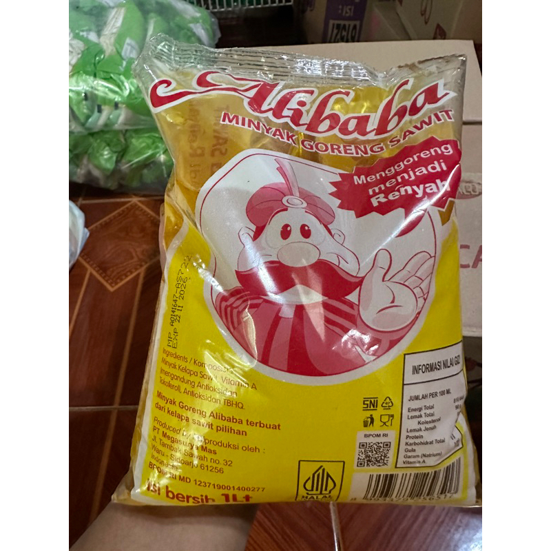 

Minyak Goreng Alibaba 1lt