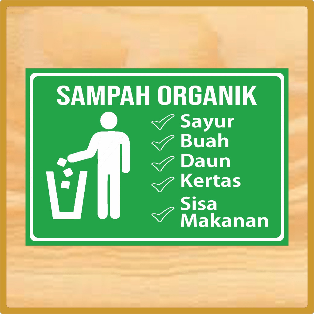 

Sticker Vinyl Glossy Label Tempat Sampah, Stiker Sampah Organik, Stiker Sampah Anorganik, Stiker Limbah B3
