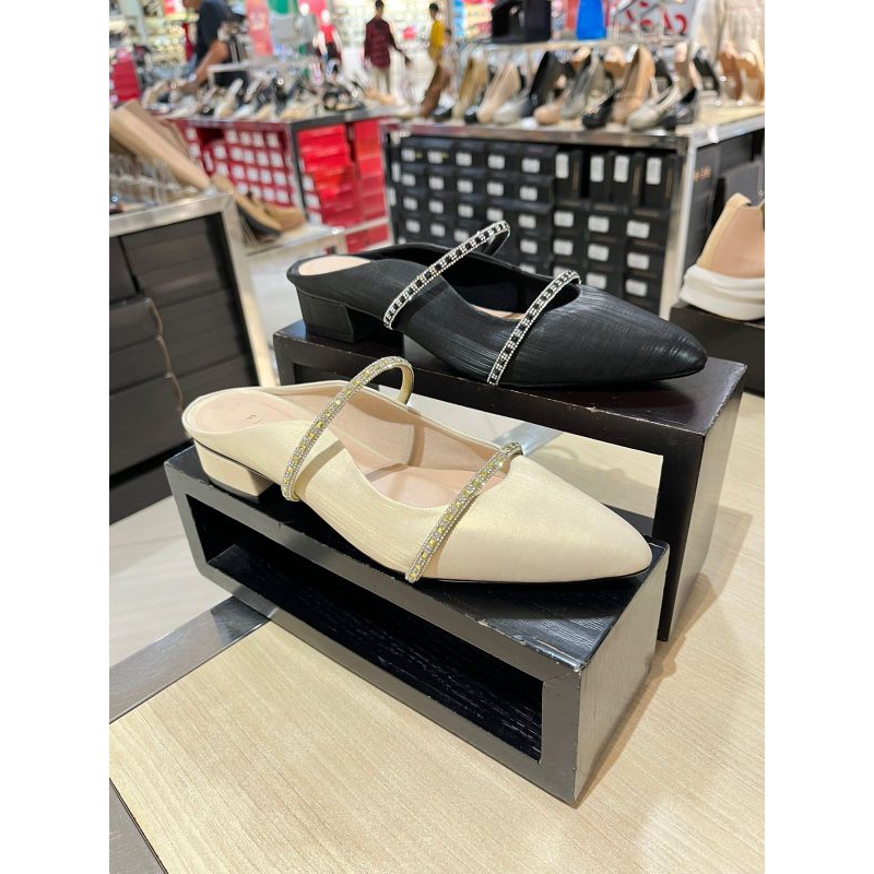 FLADEO ‼️ sandal selop wanita hak 3cm comfort blink blink