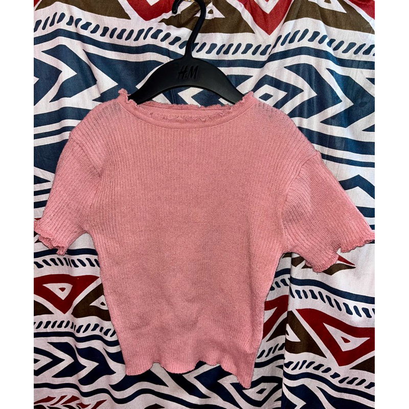 Atasan knit wanita bahan rajut knit