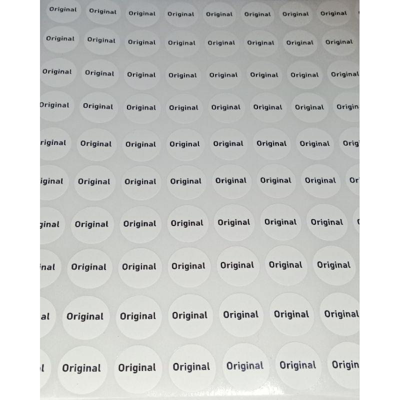 

Stiker Penanda Original Bulat Diameter 1,5 cm