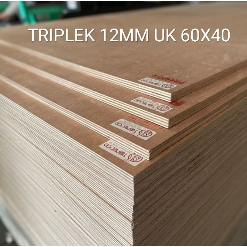 TRIPLEK 12mm 40x60 semi meranti padat