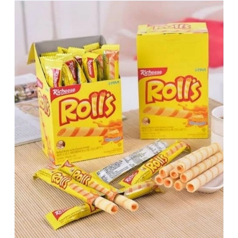 

Nabati Rolls Rasa Richeese Sekotak isi 20 Pcs