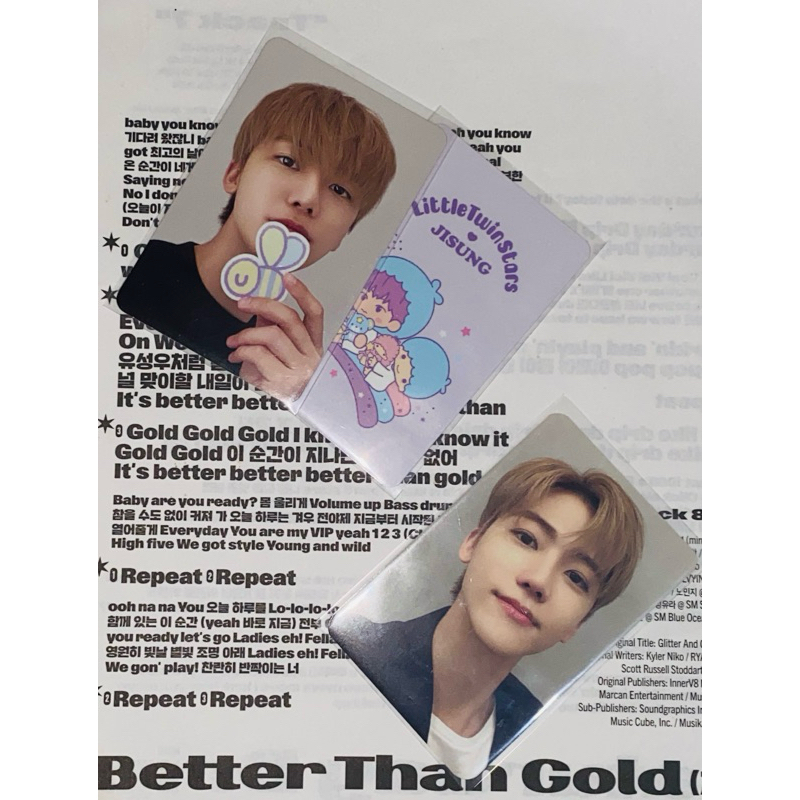 Photocard pc nct dream jaemin nana murah smcu ar tattoo sanrio sticker jisung