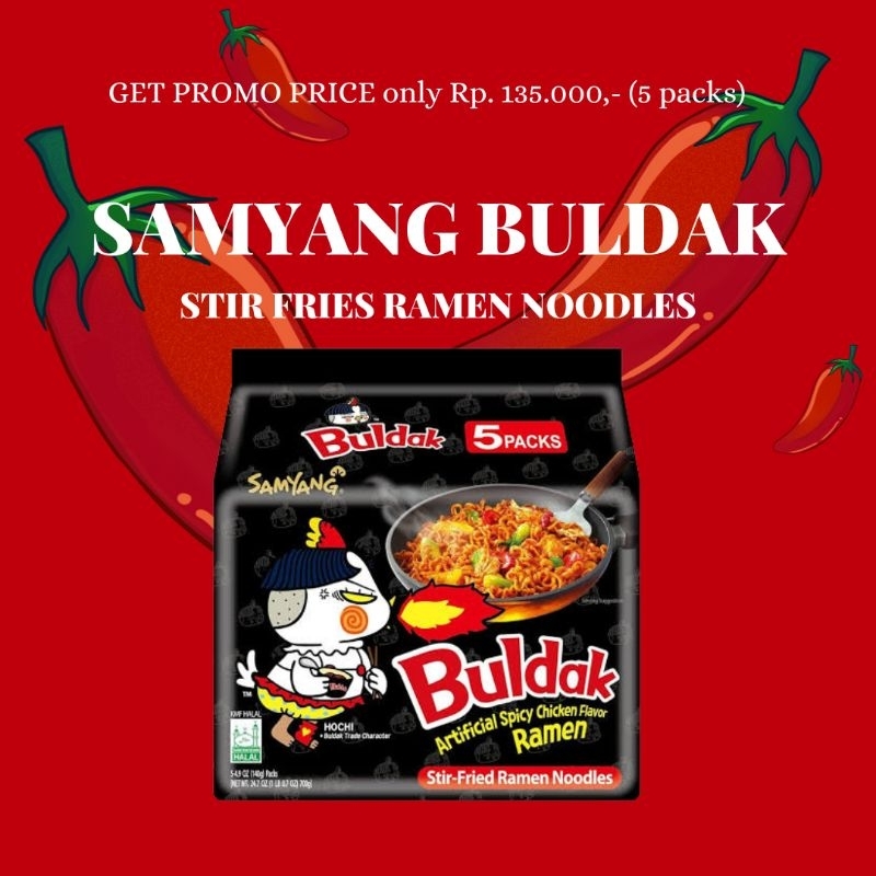 

Samyang Buldak Stir Fried Ramen Noodles