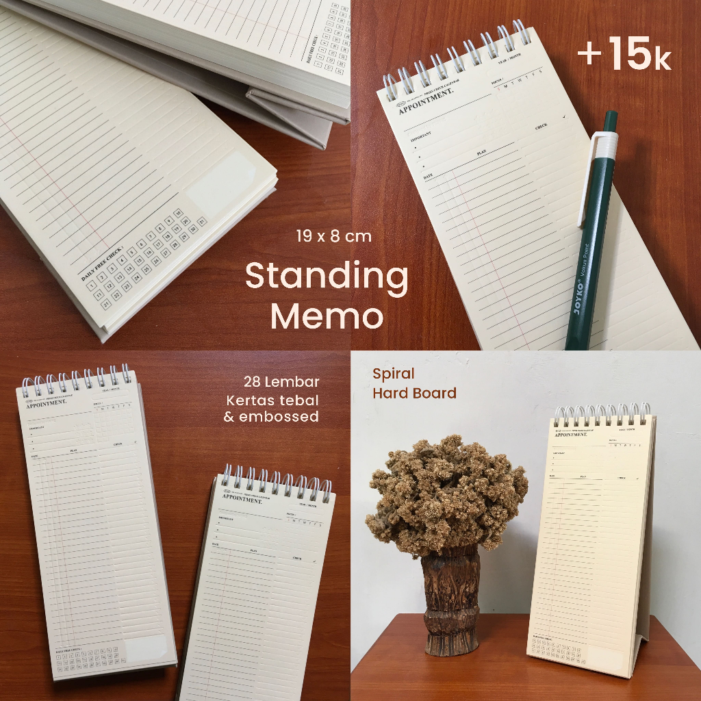 

Standing Memo To Do List 19x8cm