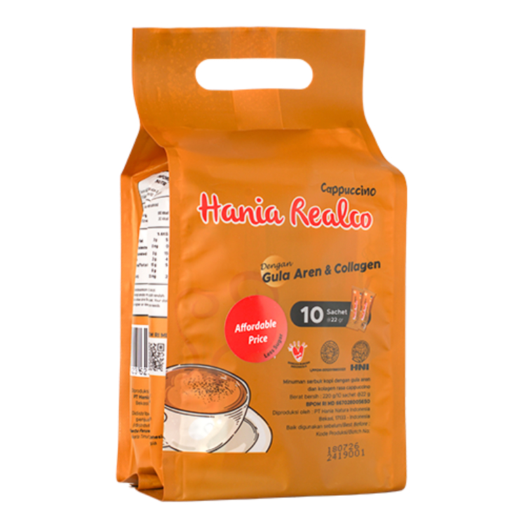 

HANIA REALCO CAPPUCCINO LESS SUGAR (1 Sachet)