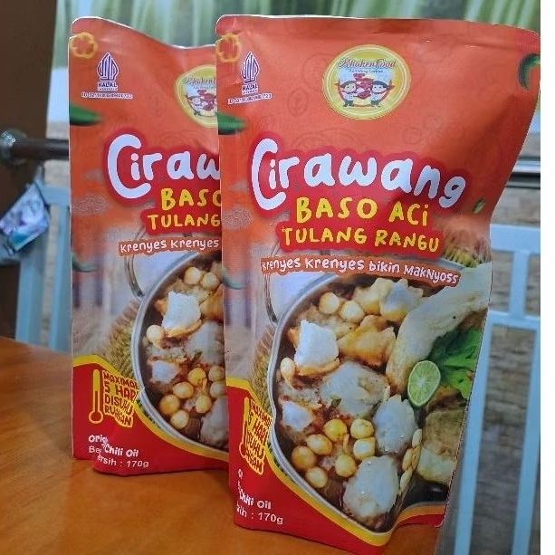 

Cirawang ( Aci, Urat, Tulang Rawan, Bawang) Kemasan Pouch 170gram