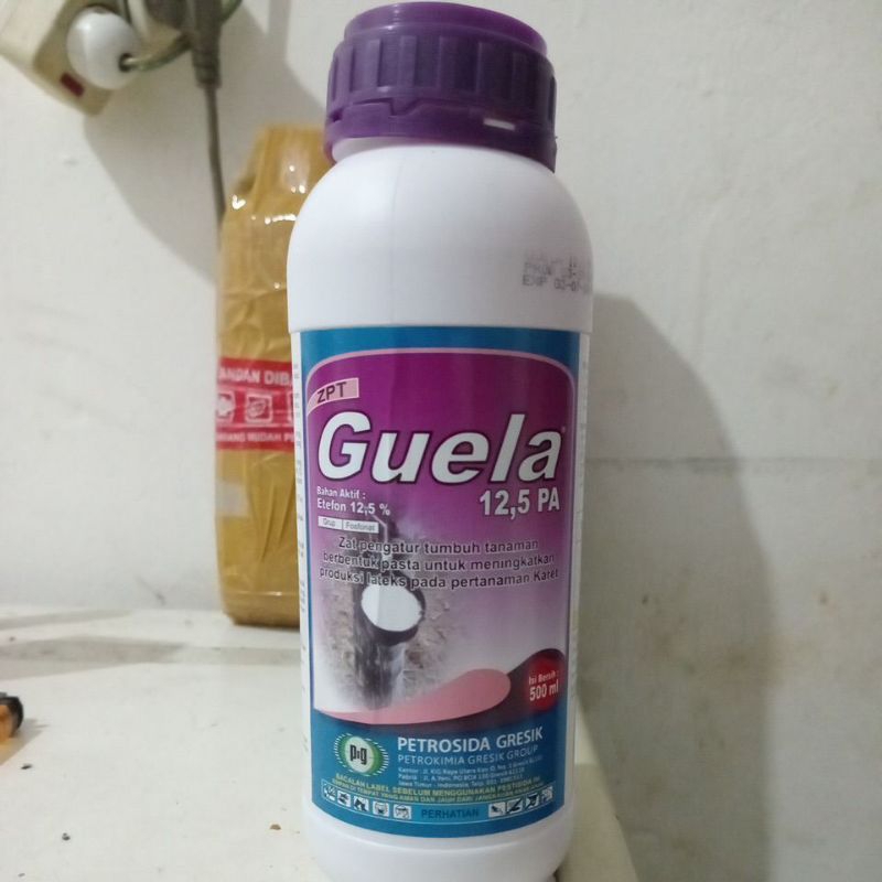 GUELA 12.5 PA (ZPT) ukuran 500 ml. Zat pengatur tumbuh tanaman KARET berbentuk pasta