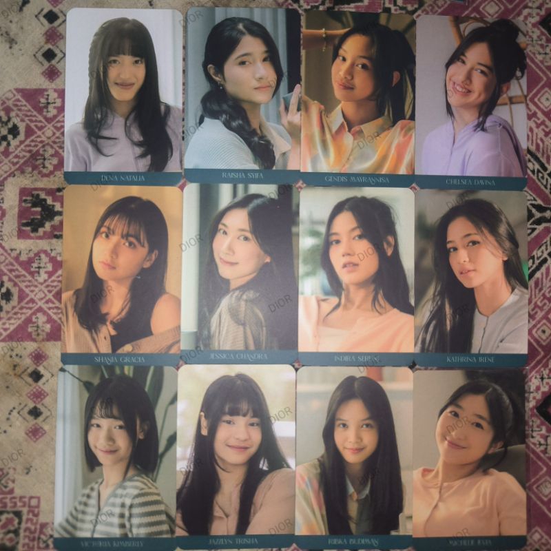 Kalender JKT48 2025 Gaze of Dream Sincere Enchanting Photopack Photocard