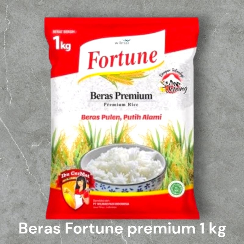 

Beras Fortune Kemasan 1kg premium