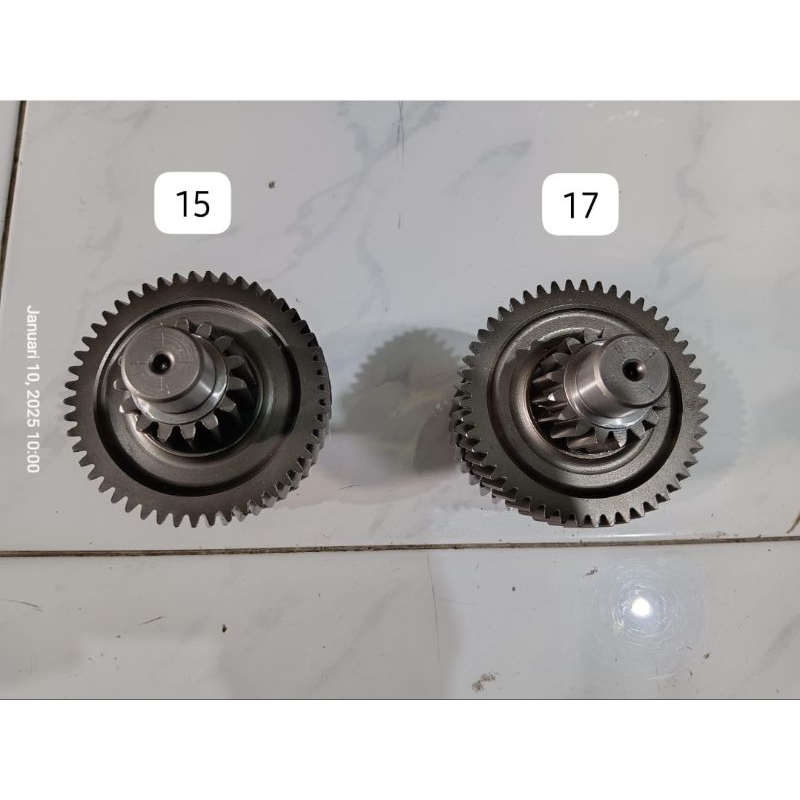 Gigi Rasio ATV 150cc - 200cc Mata 15 dan 17 - Gearbox Gigi Rasio ATV Dazzle 150cc - ATV PCSY 150cc -