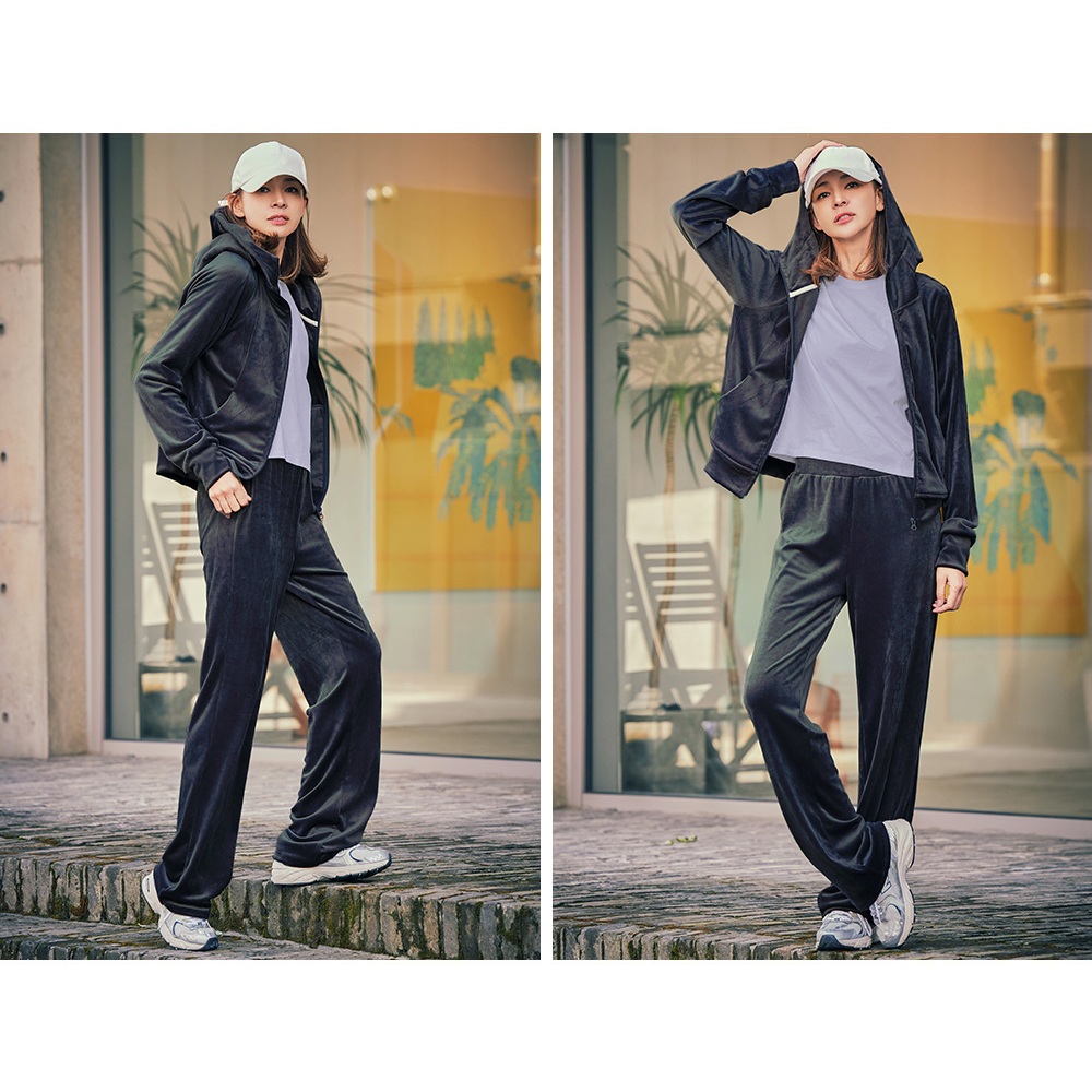 STL Korea Velvet City Bootcut Pants / Celana Beludru Lembut