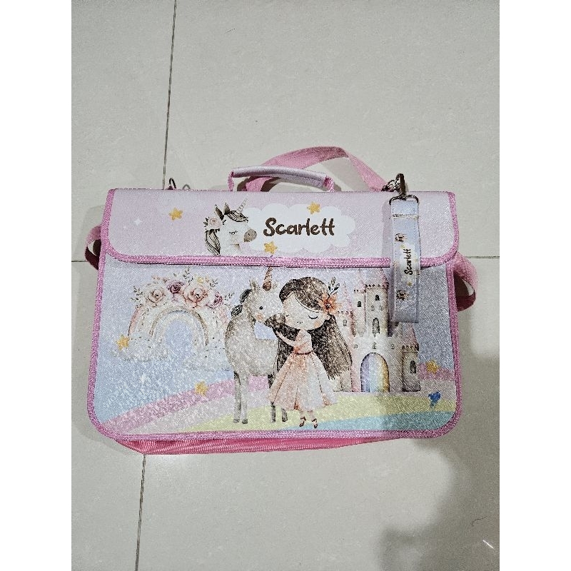 

PRELOVED TAS TENTENG MAP FOLDER BAG ORGANIZER DOCUMENT TAS LES ANAK