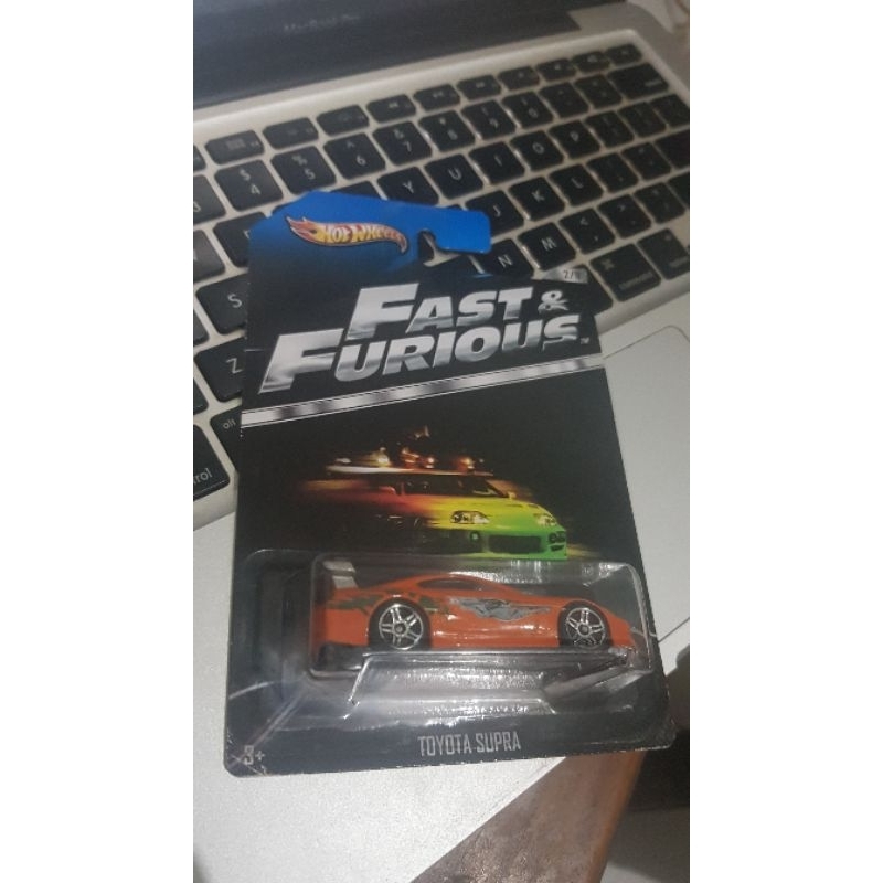 hotwheels supra orange wing silver