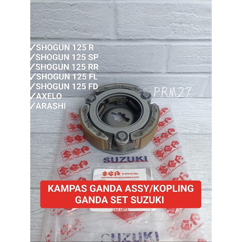 Kampas ganda Assy/kopling ganda Suzuki Shogun 125 R/SP/RR/FL/FD Axelo/arashi