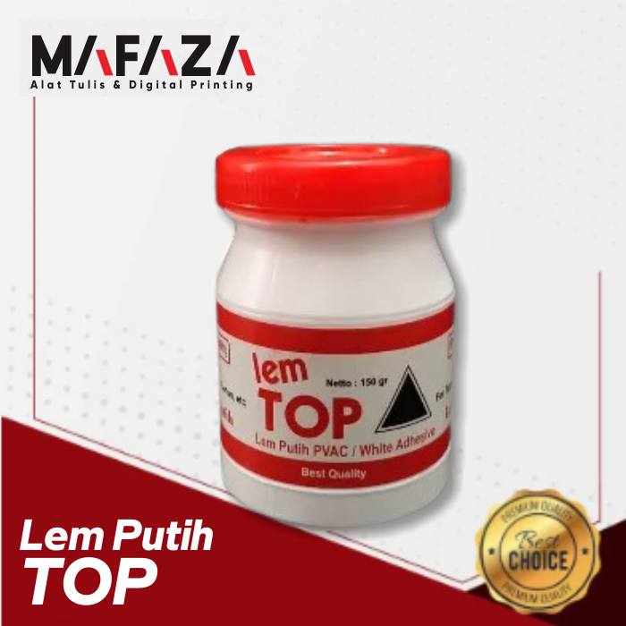 

[1 Pcs] Lem Top Putih 150 Gram / Lem Top Kayu Serbaguna PVAC Botol 150 Gram