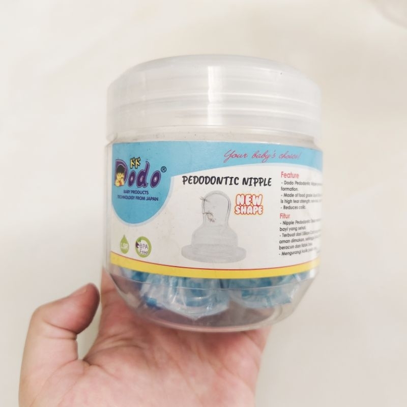 DOT DODO / NIPPLE DODO PEDODONTICS (GEPENG) / SILICONE / PERISTALTIC