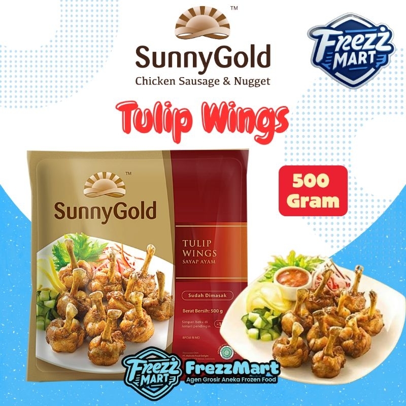 

Sunny Gold Chicken Tulip Wings 500gr Sayap Ayam Beku FrozenFood