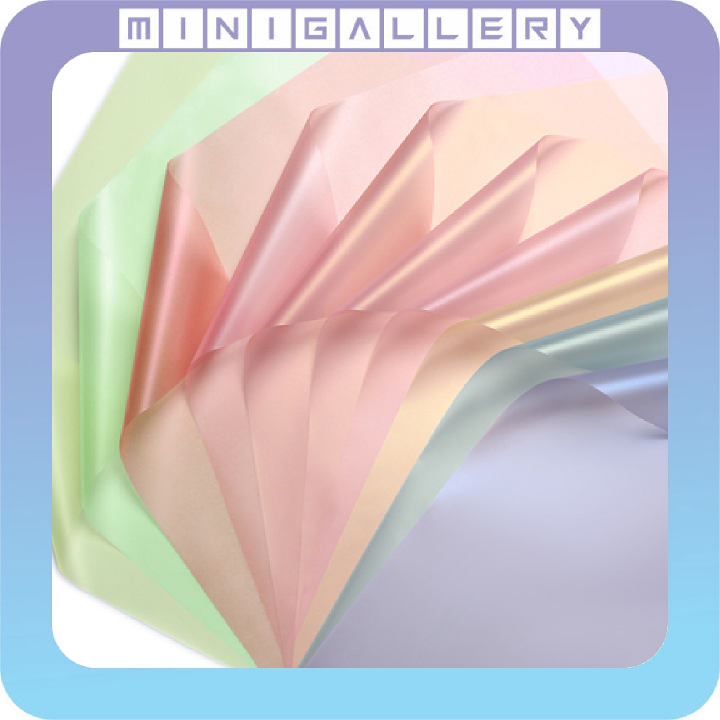 

Flower Wrapping Cellophane Full Color Opp Kertas Buket Bunga Ecer Perlembar KB6198