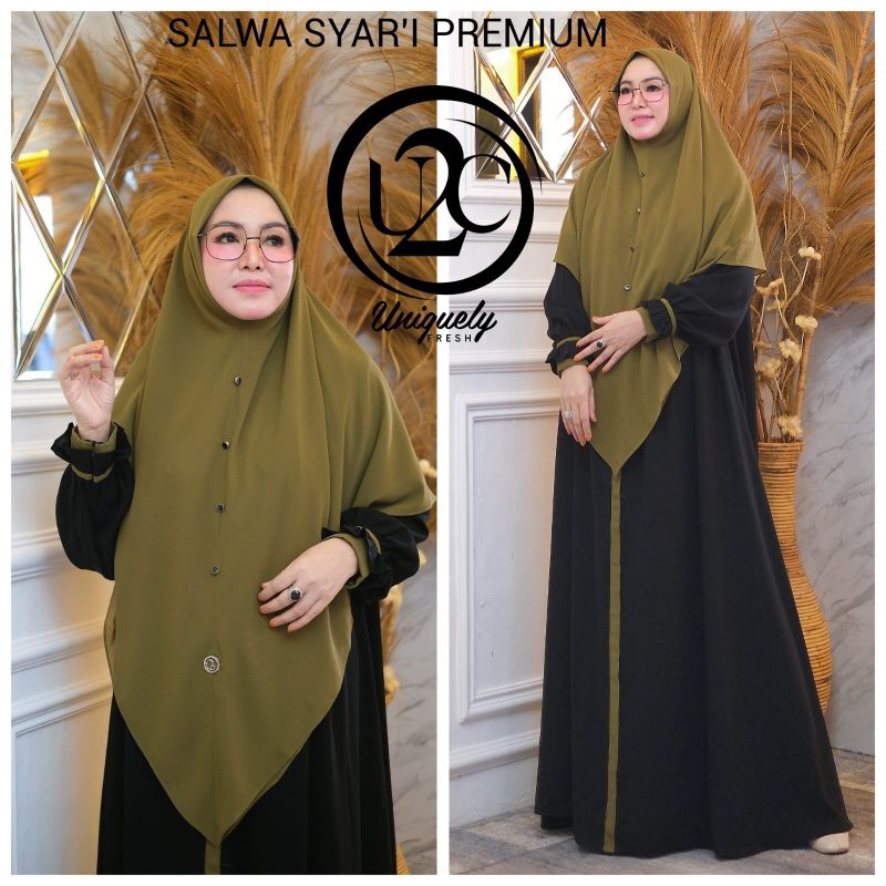 GAMIS SALWA SYARI PREMIUM BY U2C BUTIK