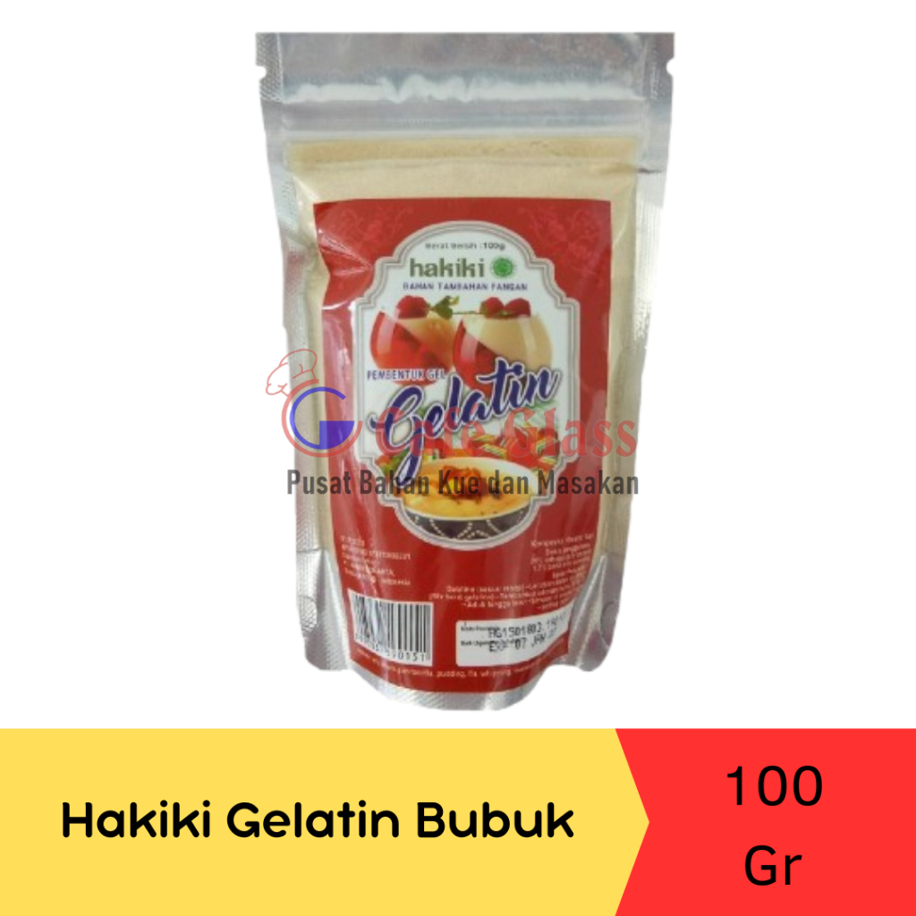 

Hakiki Gelatin Bubuk / Pengental Makanan 100Gr