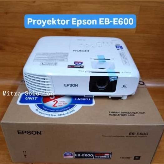 Projector Epson EB-E500 XGA 3300 Lumens 3LCD HDMI Proyektor EB E500 EBE500