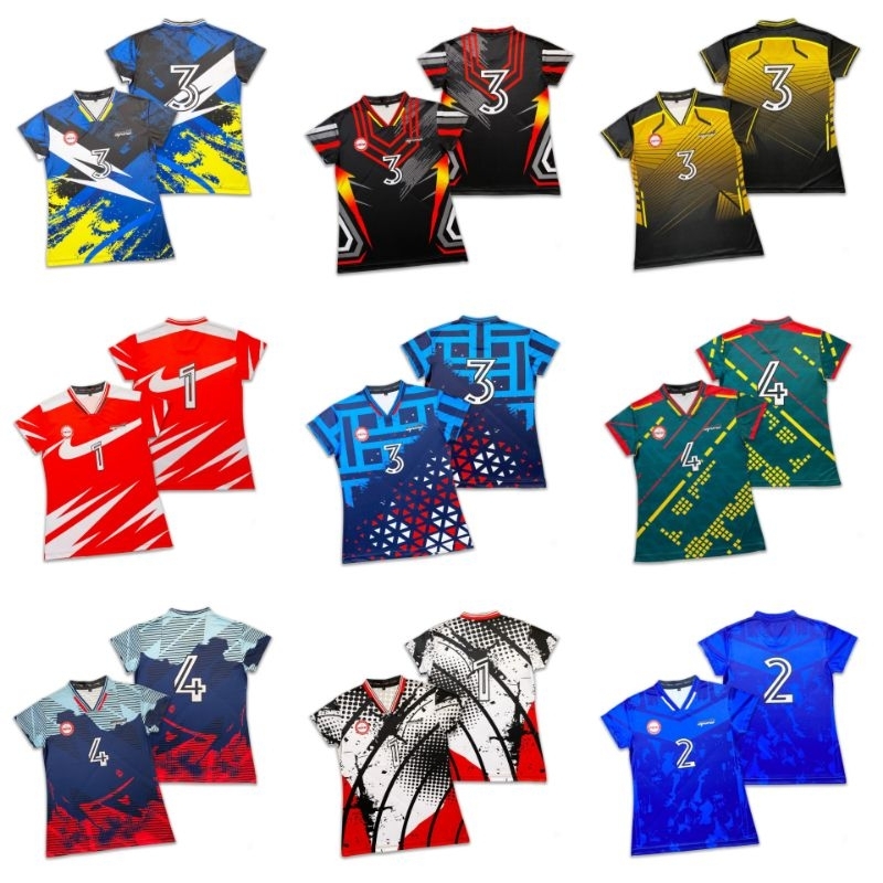 JERSEY VOLI WANITA FULL PRINTING ATASAN VOLLY CEWE. BAJU VOLLEY