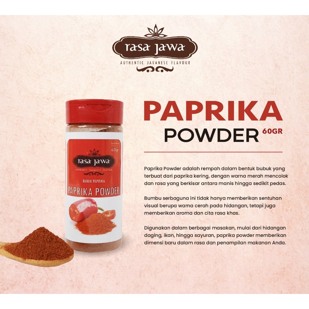 

RASA JAWA PAPRIKA BUBUK 60GR