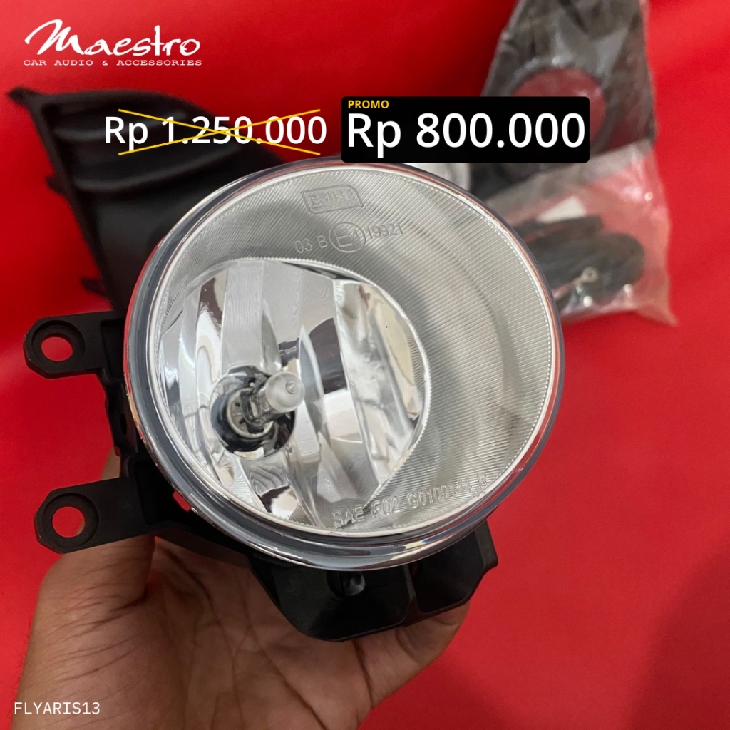 FOG LAMP TOYOTA YARIS 2012/2013 LAMPU KABUT VARIASI