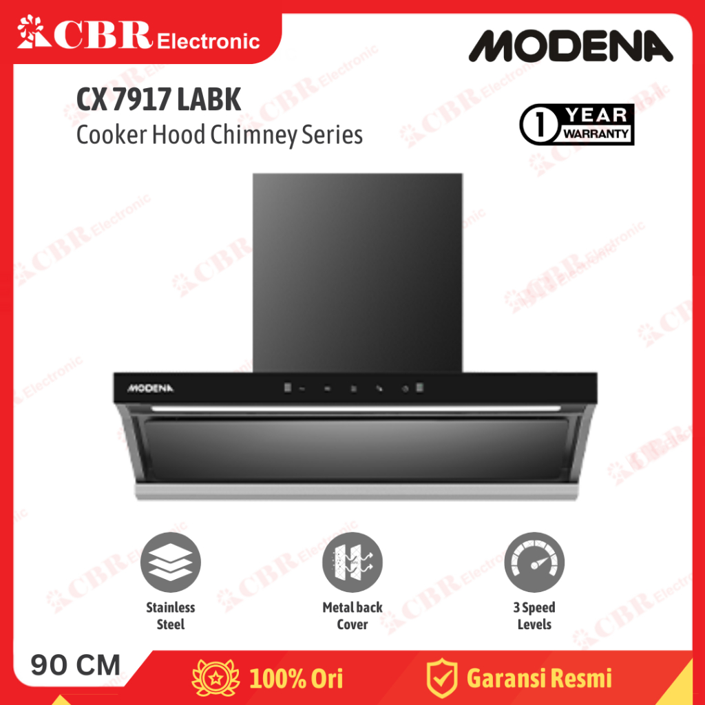 Cooker Hood / Penghisap Asap MODENA 90cm CX-7917-LABK