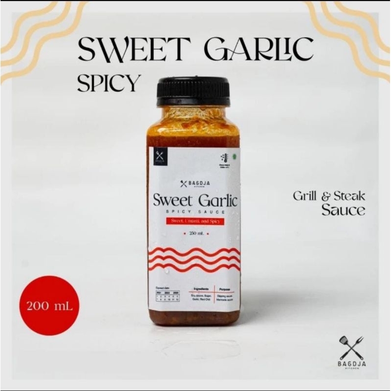 

Sweet Garlic Spicy Sauce Grill & Steak 200 mL