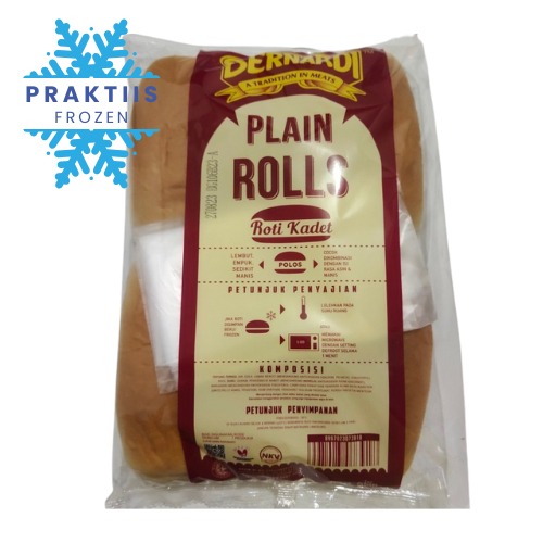 

BERNARDI ROTI HOT DOG PLAIN ROLL ISI 6 PCS 300GR / ROTI KADET
