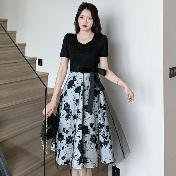 Sale Baju Dress Pantai Outfit Wanita Kekinian Kondangan Mewah Simple Elegan Cocktail Dress Hitam