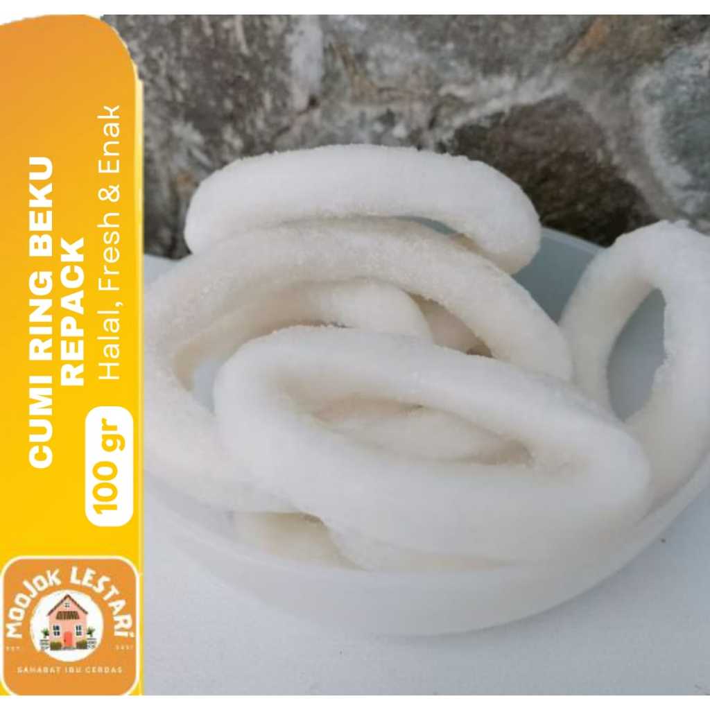 

Cumi Ring Beku 100gr Frozen Fresh (Berat Kurang Lebih) Halal