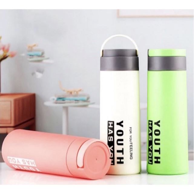 Souvenir Botol Air Minum Termos Youth /Botol Minum Kaca Youth