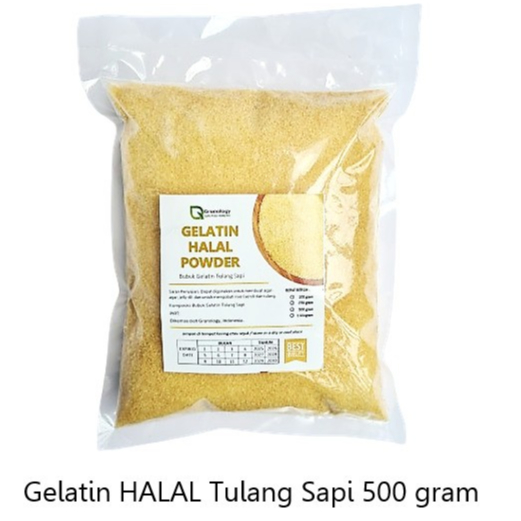 

Buruan beli] Gelatin Bubuk Halal Premium Import (500 gram) by Granology