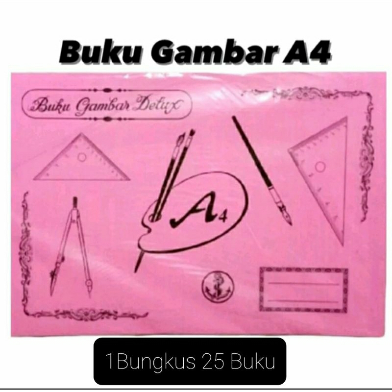 

Buku Gambar A4 Lux Kind Per Bungkus isi 25 Buku