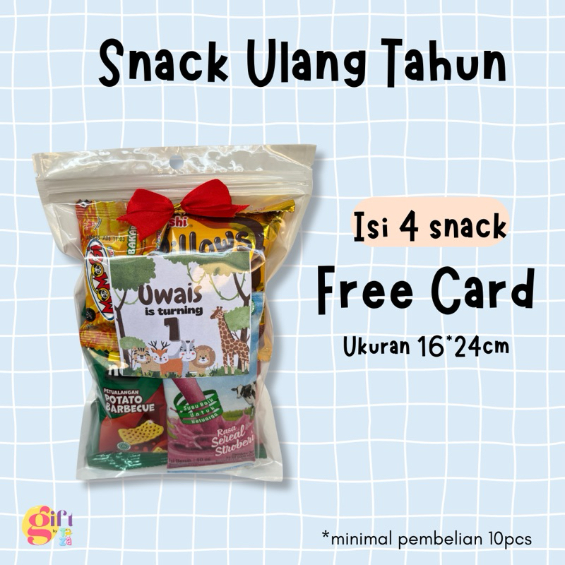 

Snack Ulang Tahun Murah / Hampers Ulang Tahun