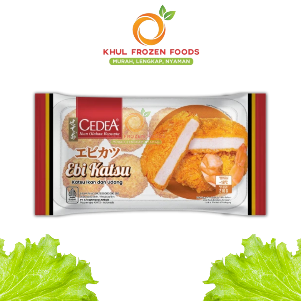 

Cedea Ebi Katsu 216Gr / CEDEA / Katsu kepiting / Olahan ikan / Katsu frozen