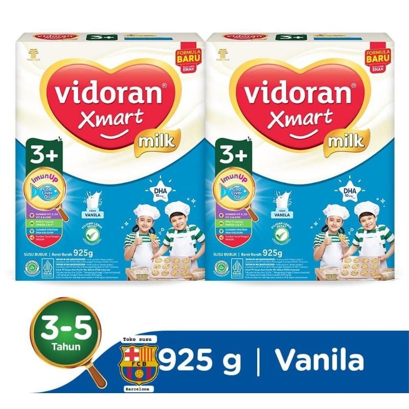 

Vidoran Xmart 3+ Vanila 925, Untuk anak usia 3-5 tahun.