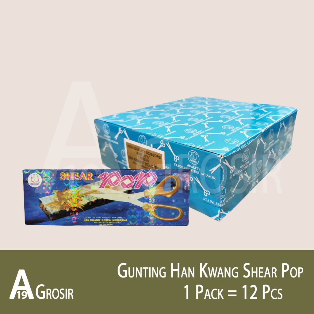 

(1PACK=12PCS) Gunting Han Kwang ShearPop