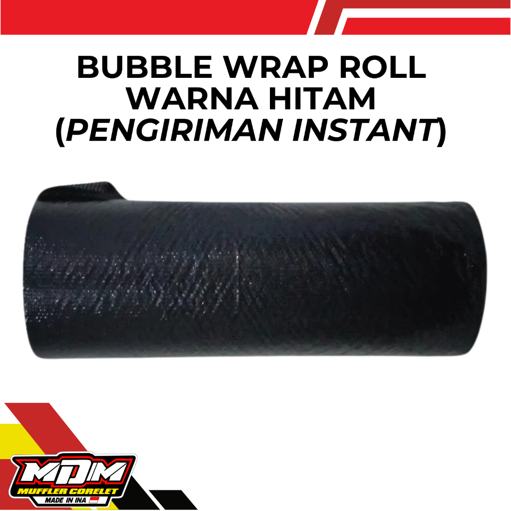 

MDM RACING MUFFLER Bubble Wrap Hitam Per Roll