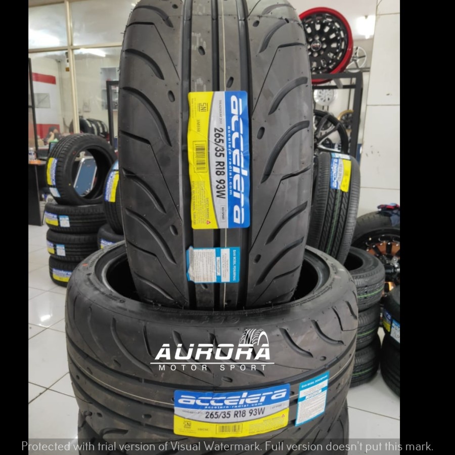 Jual ban mobil 265/35 R18 accelera 651 sport ban semislick R18 lebar 265